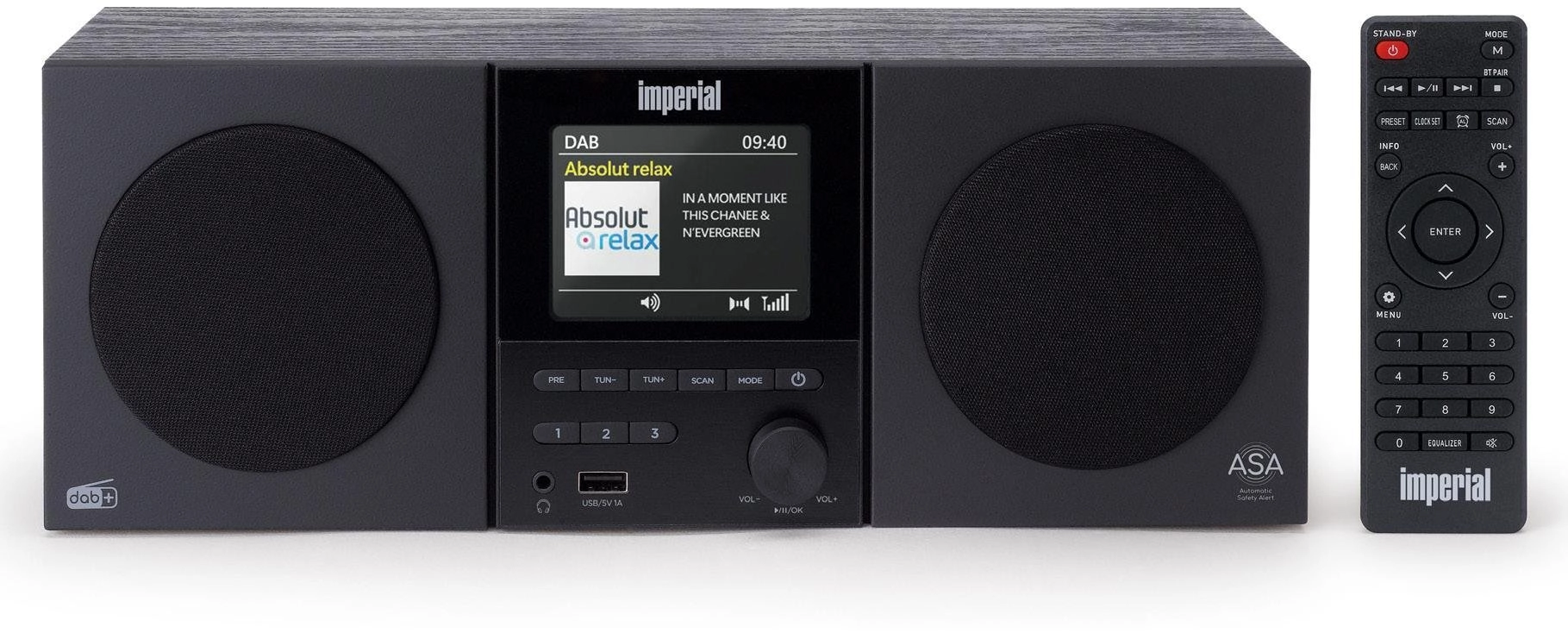 Radio Imperial DABMAN 220 DAB+/FM czarne