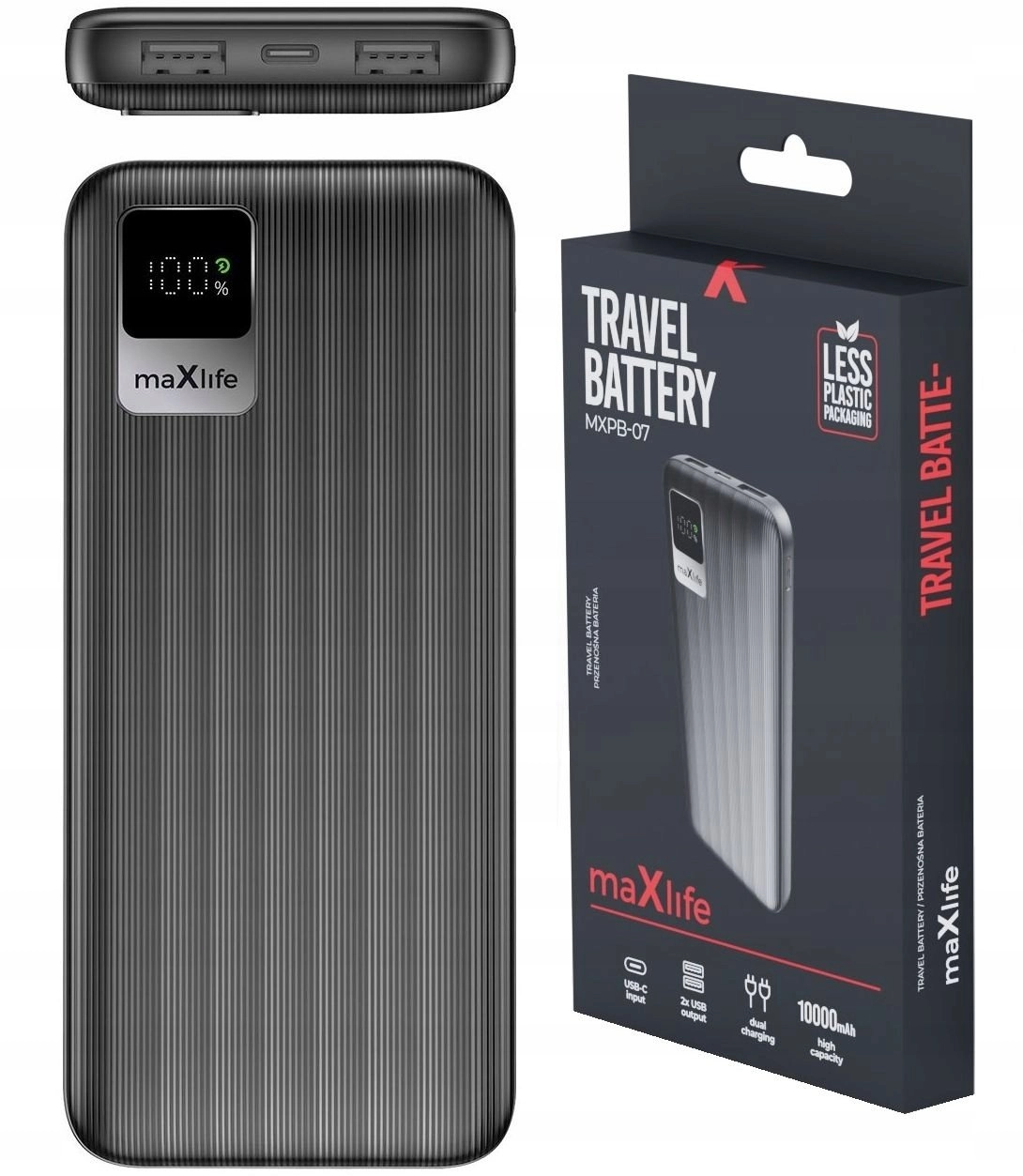 Maxlife power bank MXPB-07 10000 mAh