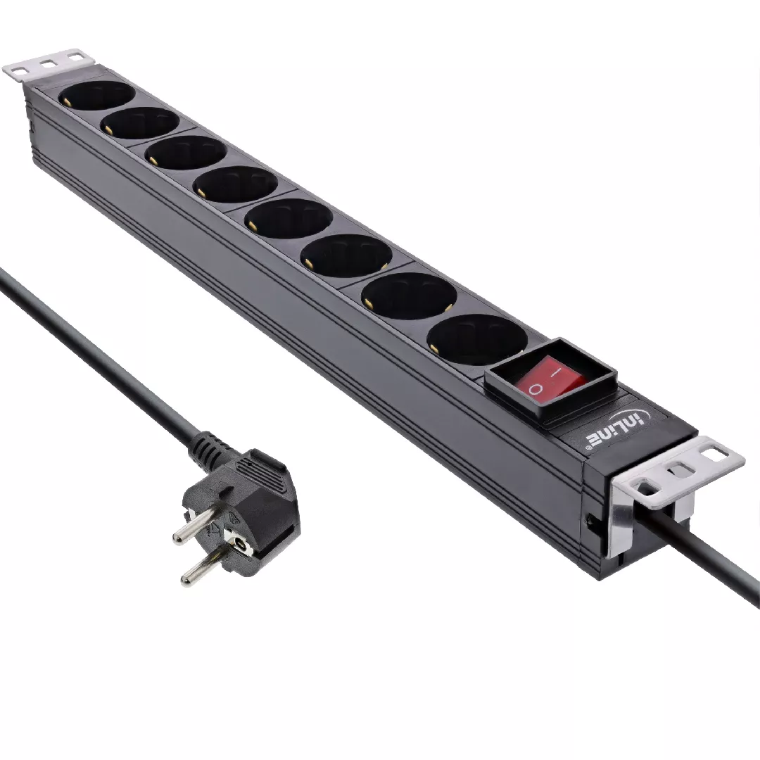 InLine 16412S surge protector Black 8