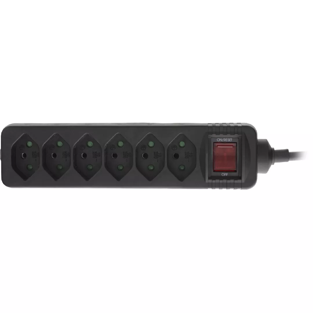 InLine Power Strip 6 Port Swiss
