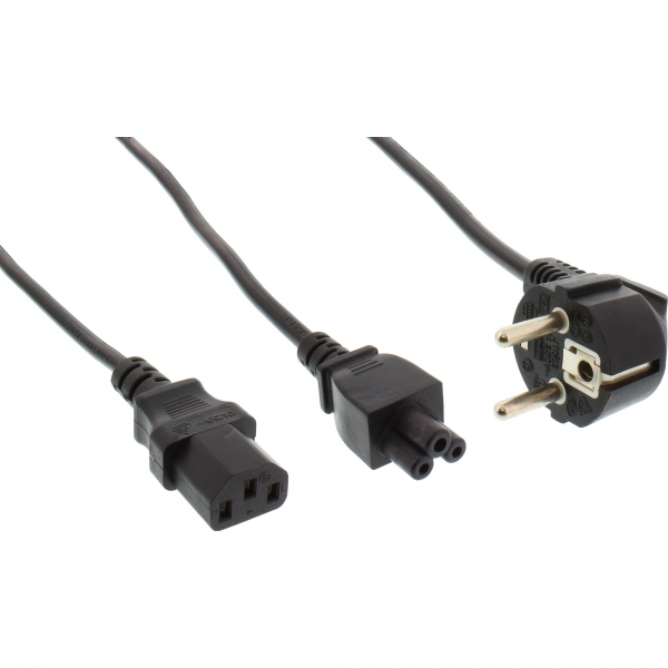 InLine Y-power cable CEE 7/7 male