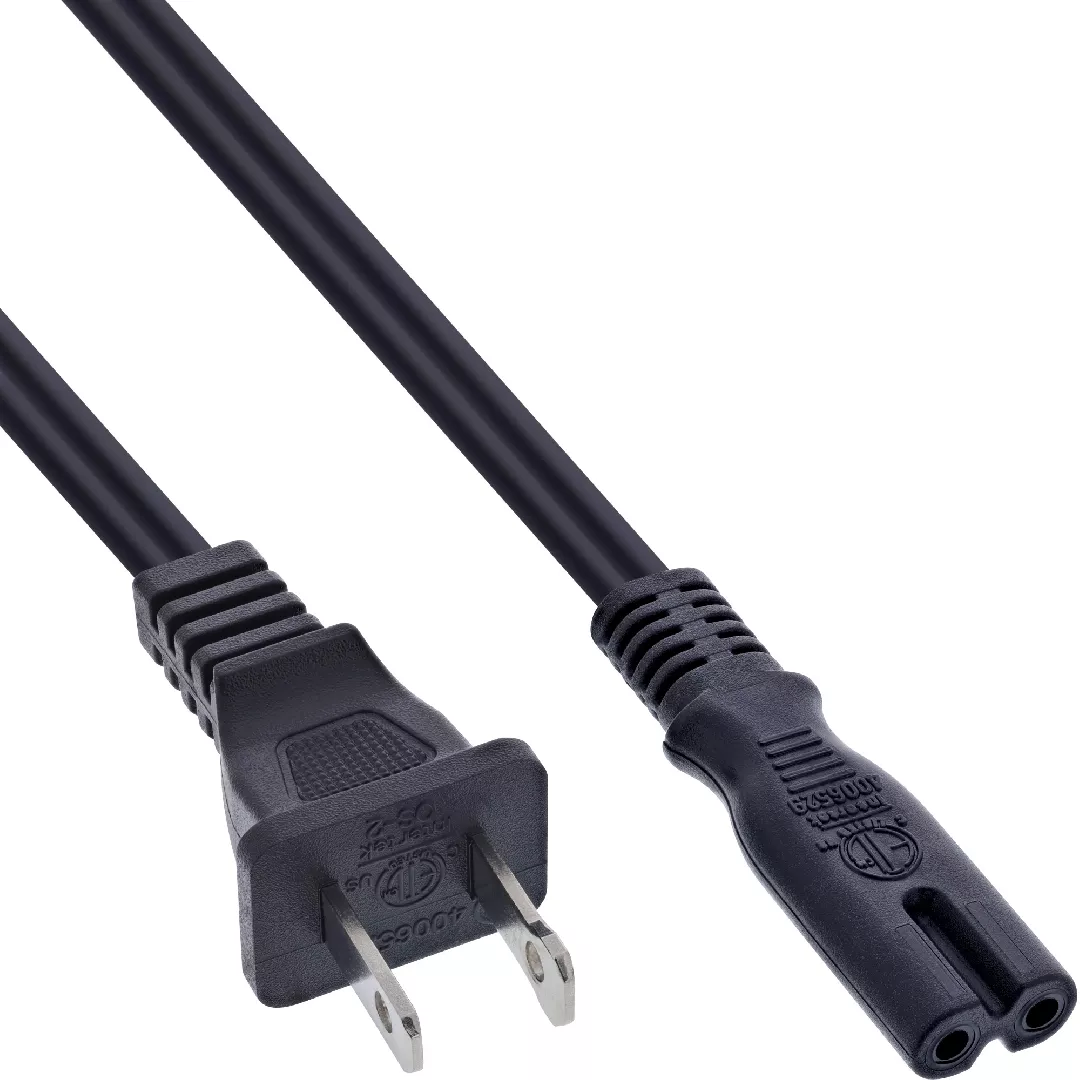 InLine power cable mains male USA