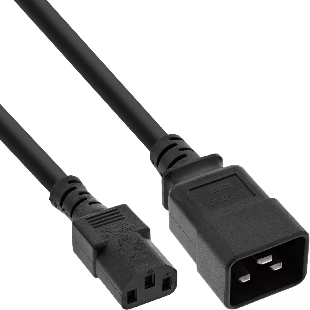 InLine Power adapter cable  IEC-60320 C20