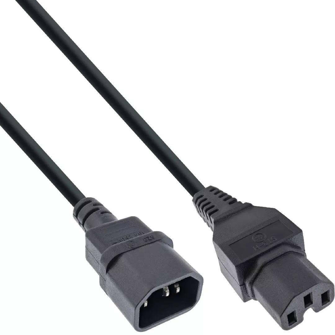 InLine power cable ext.  hot condition