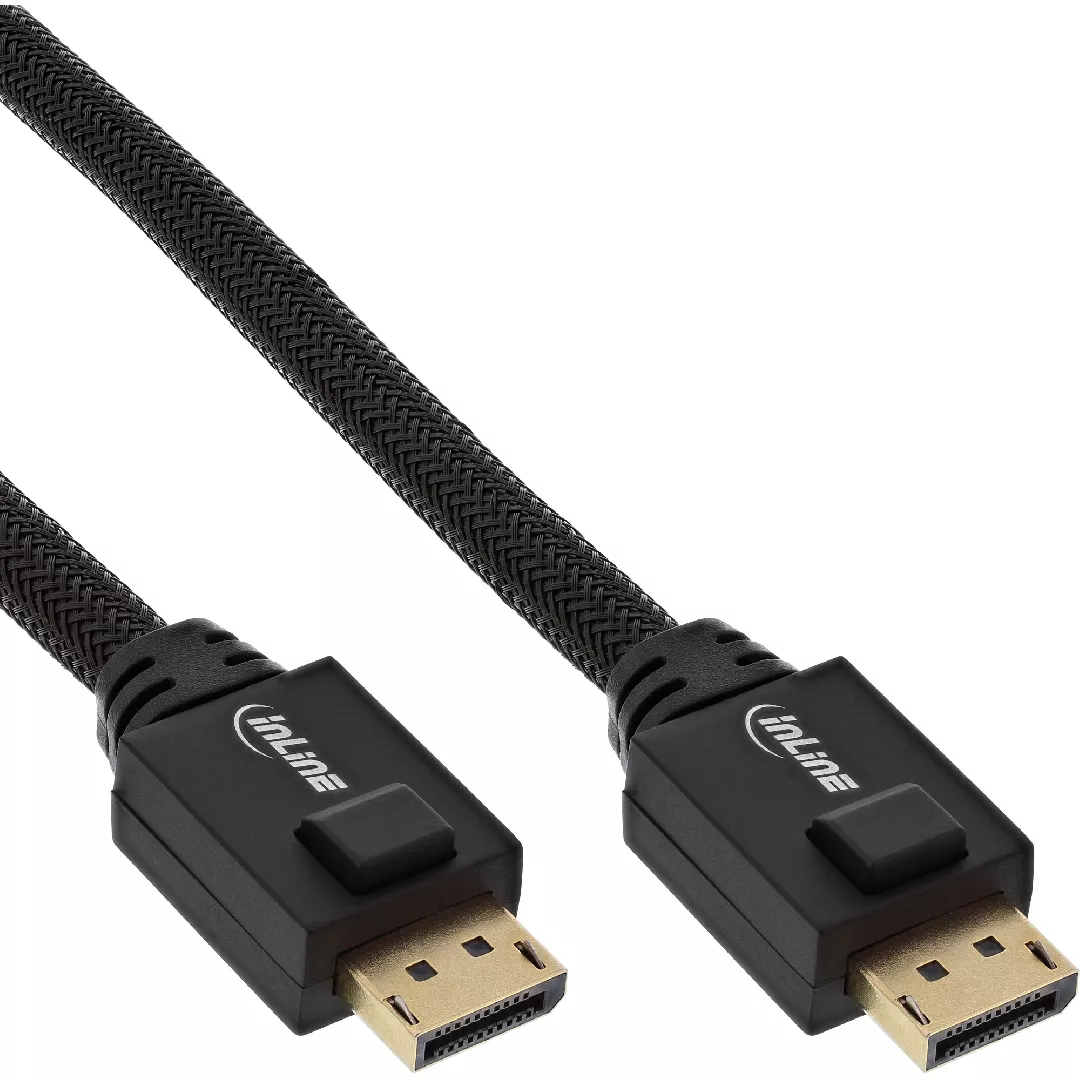InLine DisplayPort active cable black gold-plated