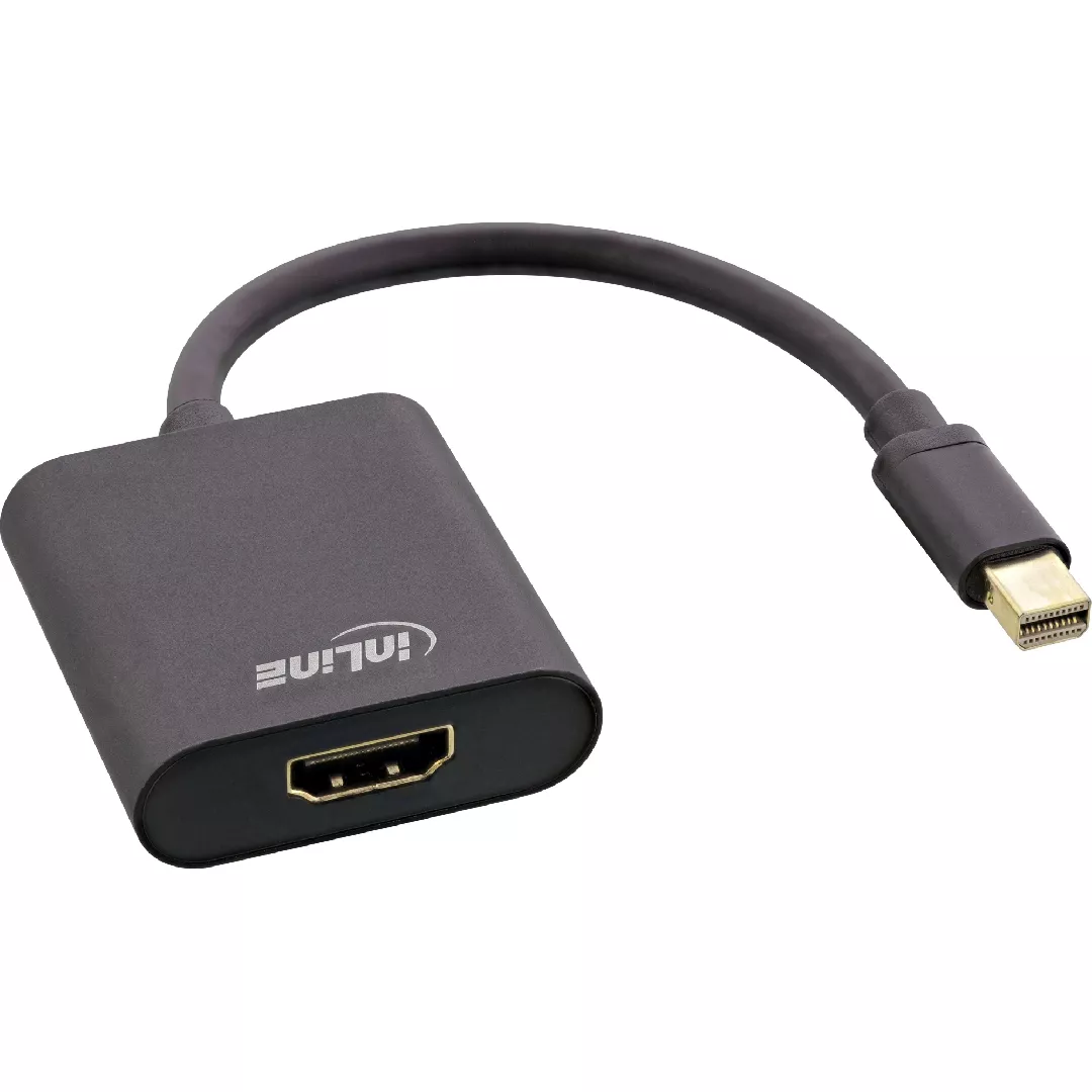 InLine Mini DisplayPort HDMI Adaptor Aluminum