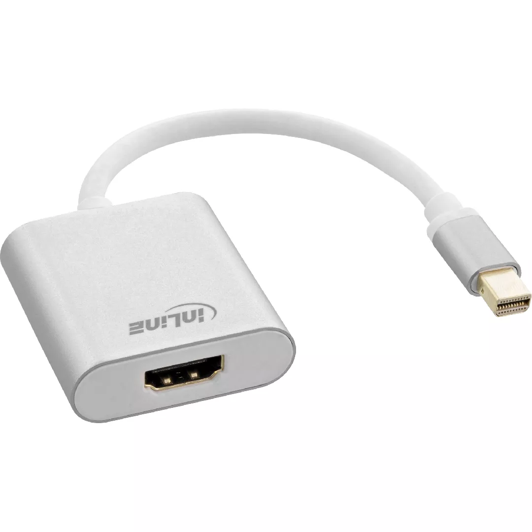 InLine Mini DisplayPort HDMI Adaptor Aluminum