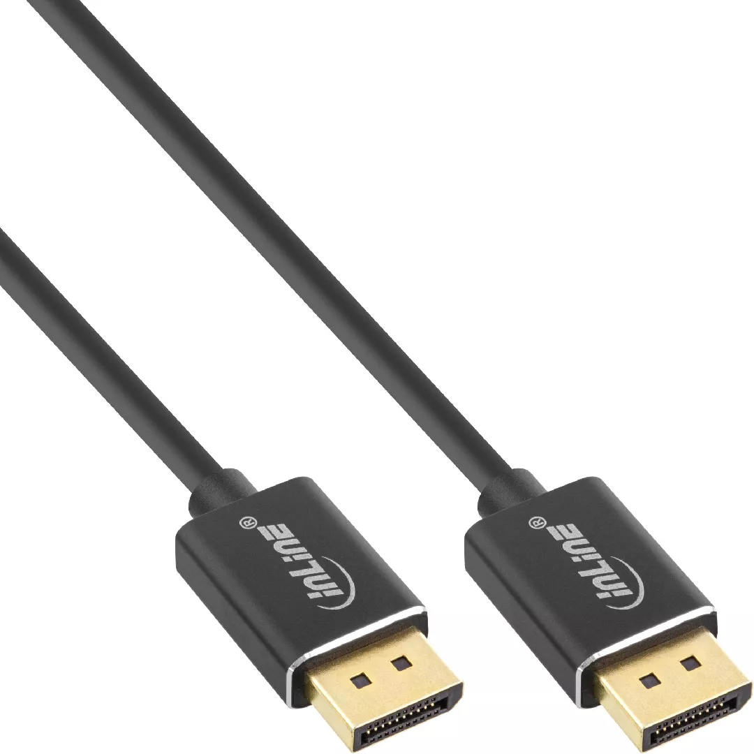 InLine DisplayPort 1.4 cable Slim