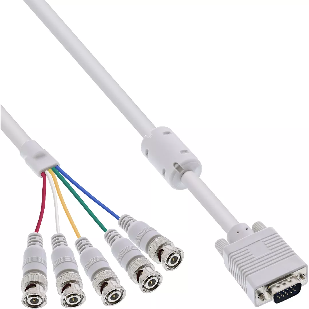 InLine VGA BNC Cable 5x BNC