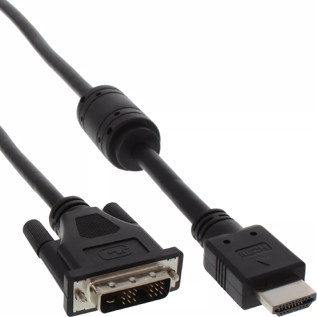 InLine HDMI-DVI Cable 19 Pin male