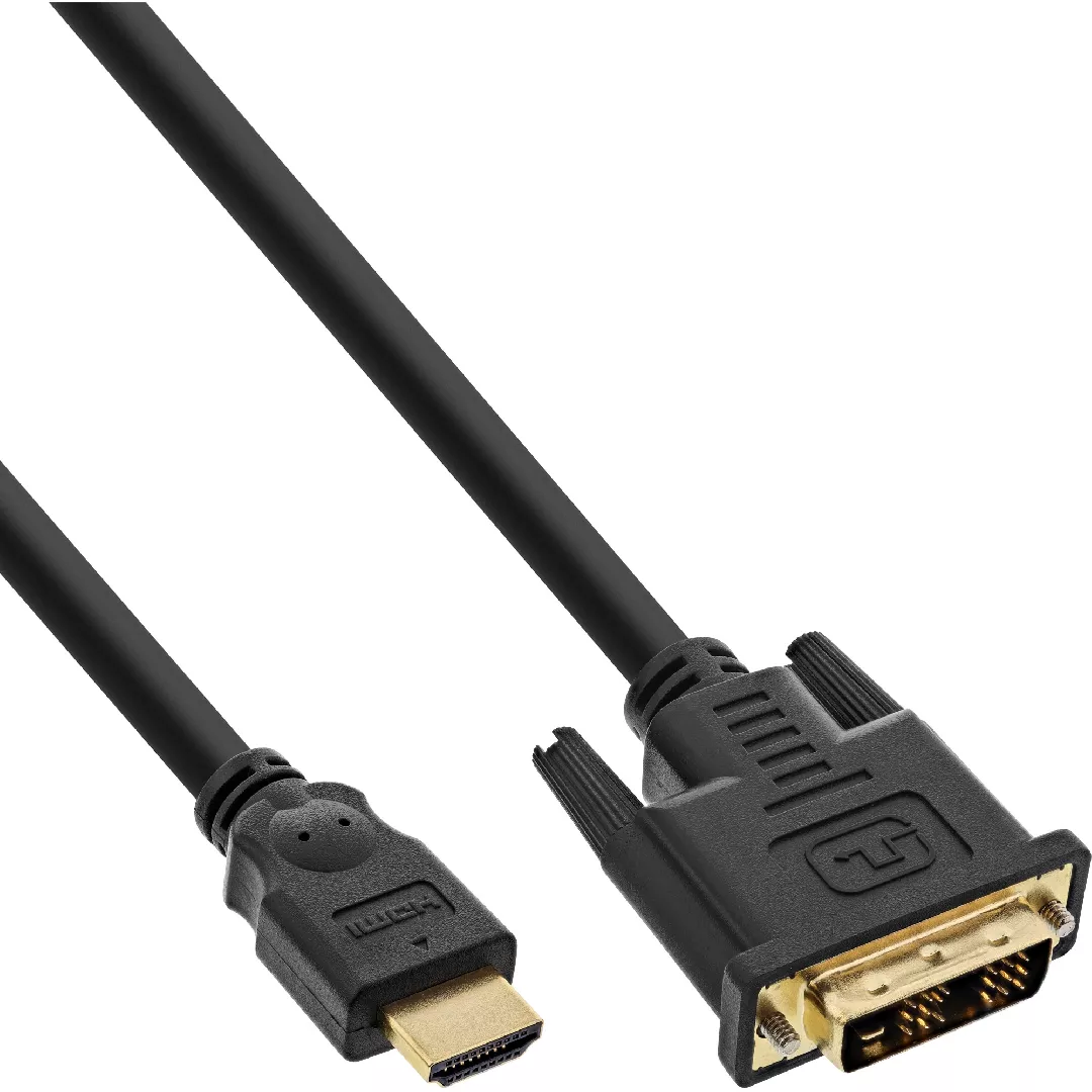 InLine HDMI to DVI Cable male