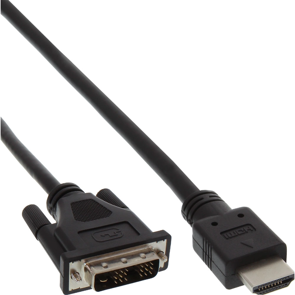 InLine HDMI-DVI Cable HDMI male /