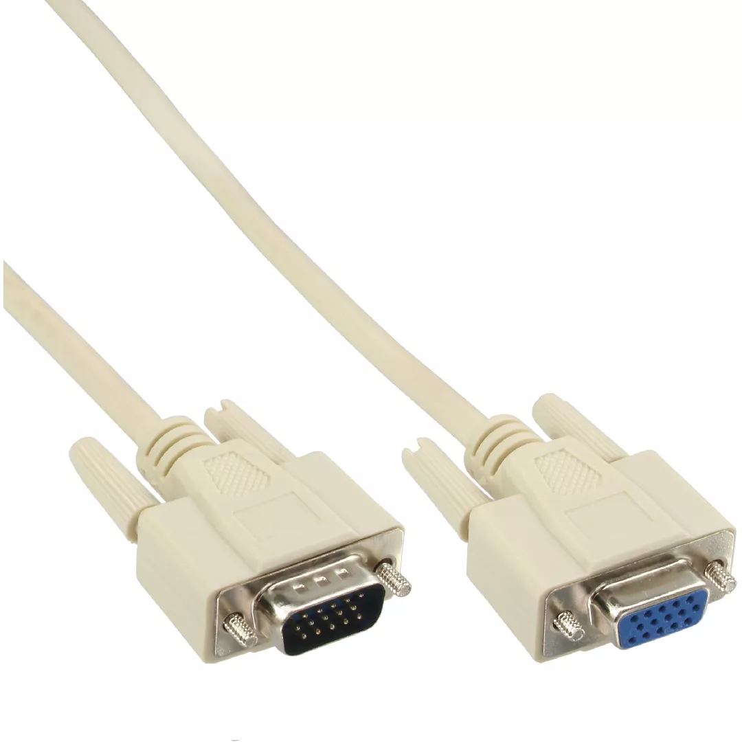 InLine VGA Cable 15HD male /