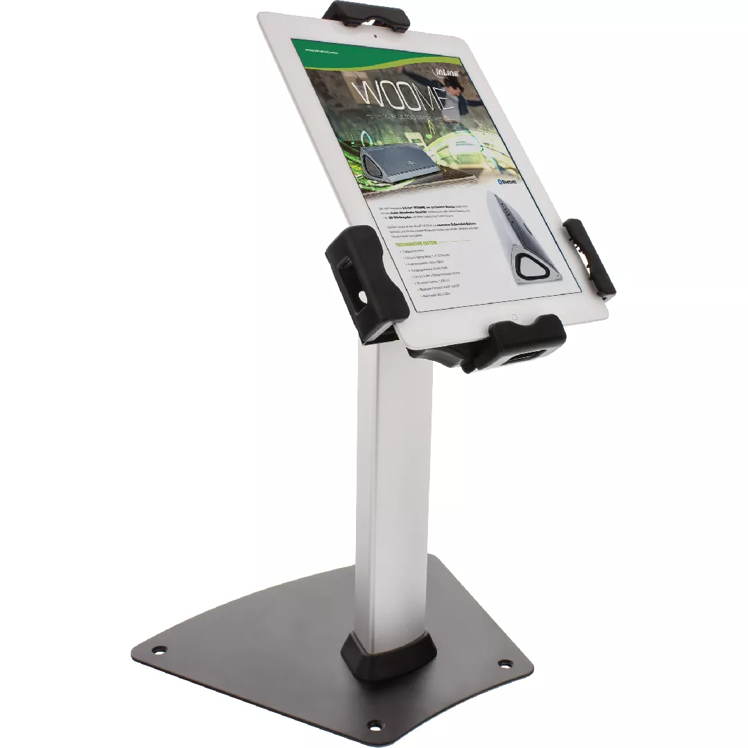 InLine Tablet Countertop Holder Aluminum lockable