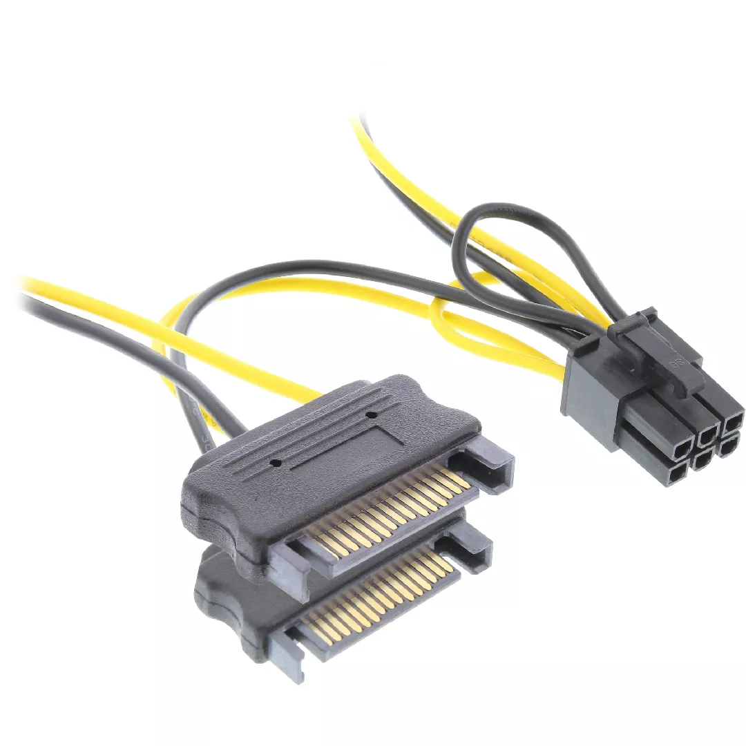 InLine Power Adapter 2x SATA /