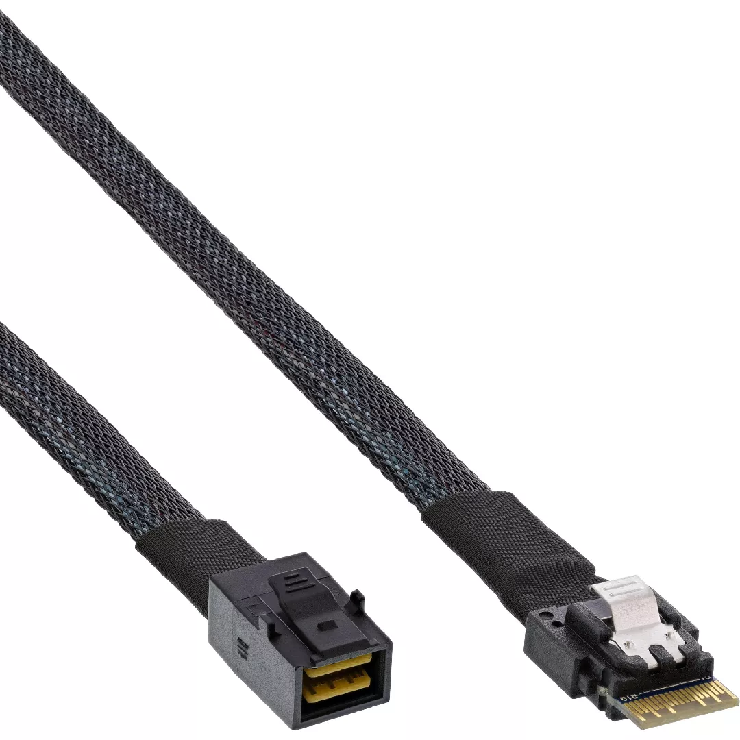 InLine Slim SAS cable SFF-8654 to