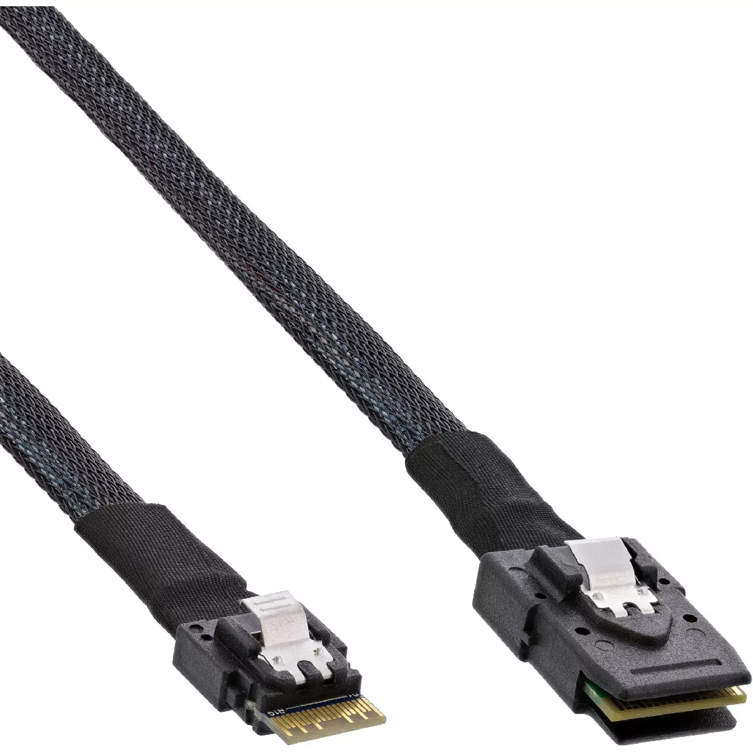 InLine Slim SAS cable  SFF-8654 to