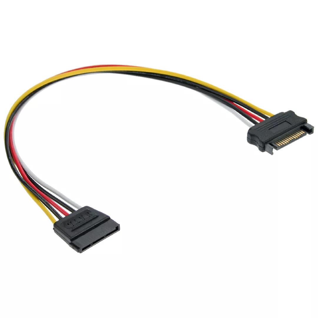 InLine SATA Power Supply Extension Cable