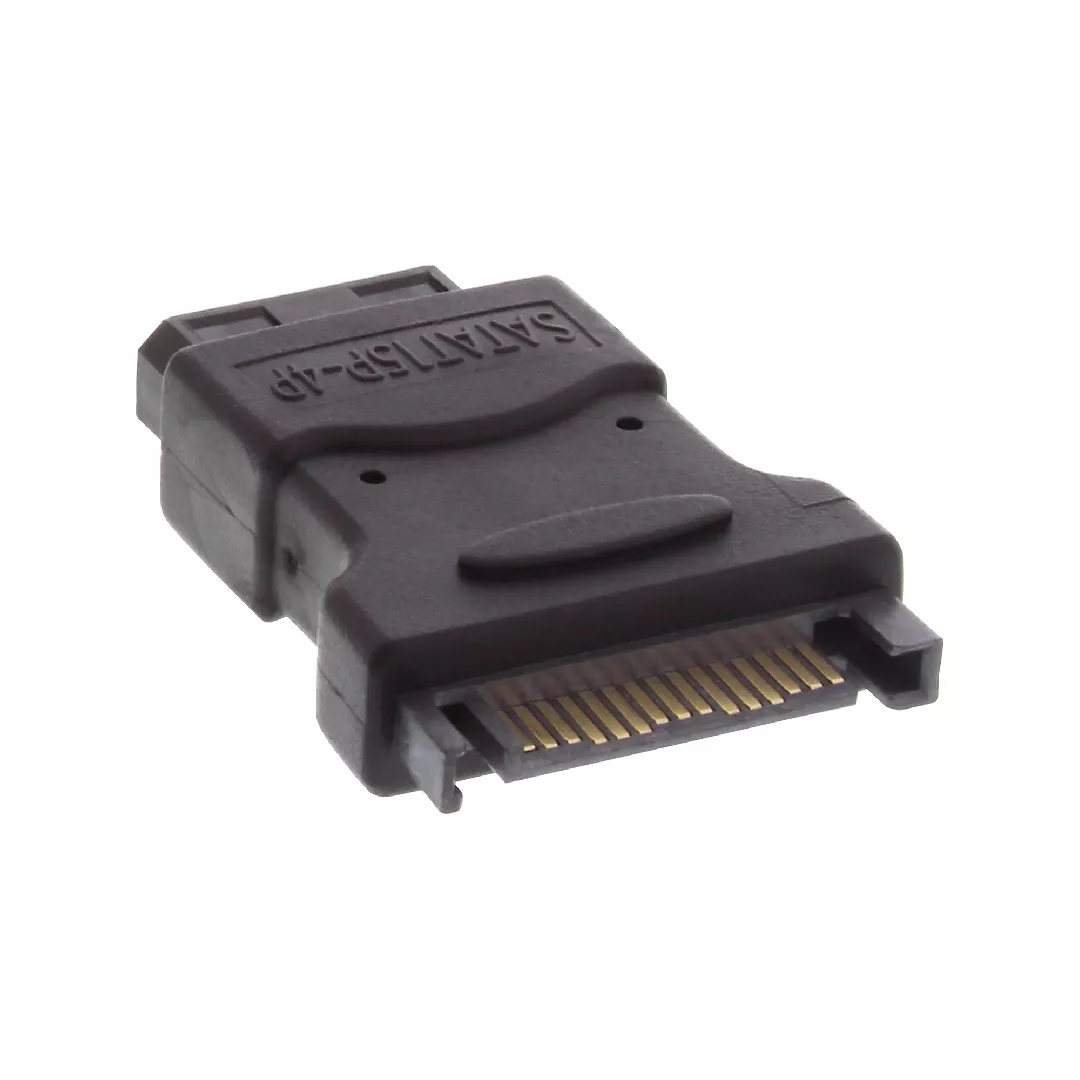 InLine SATA Power Adapter 1 Molex