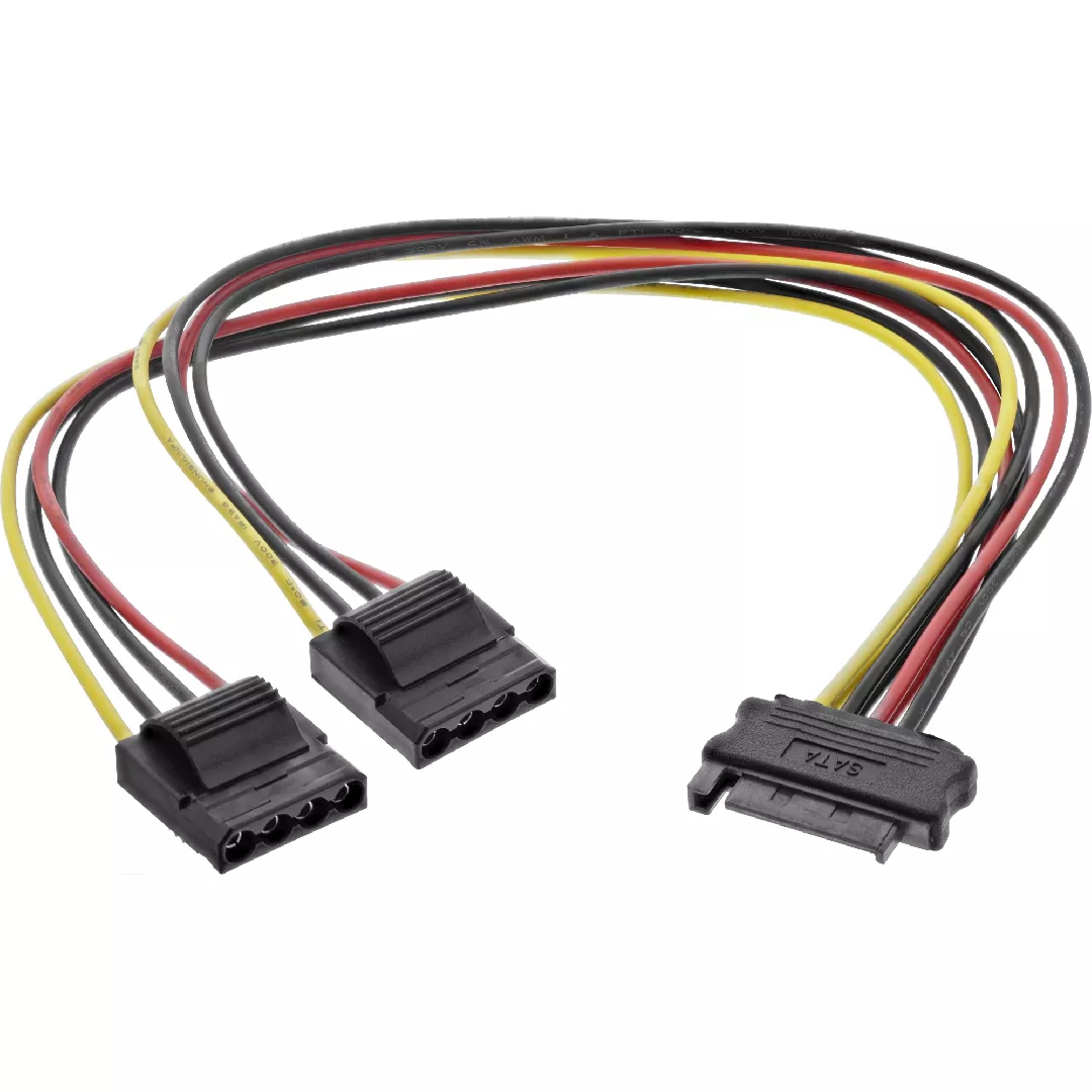 InLine SATA Power Y-Cable 1 IN