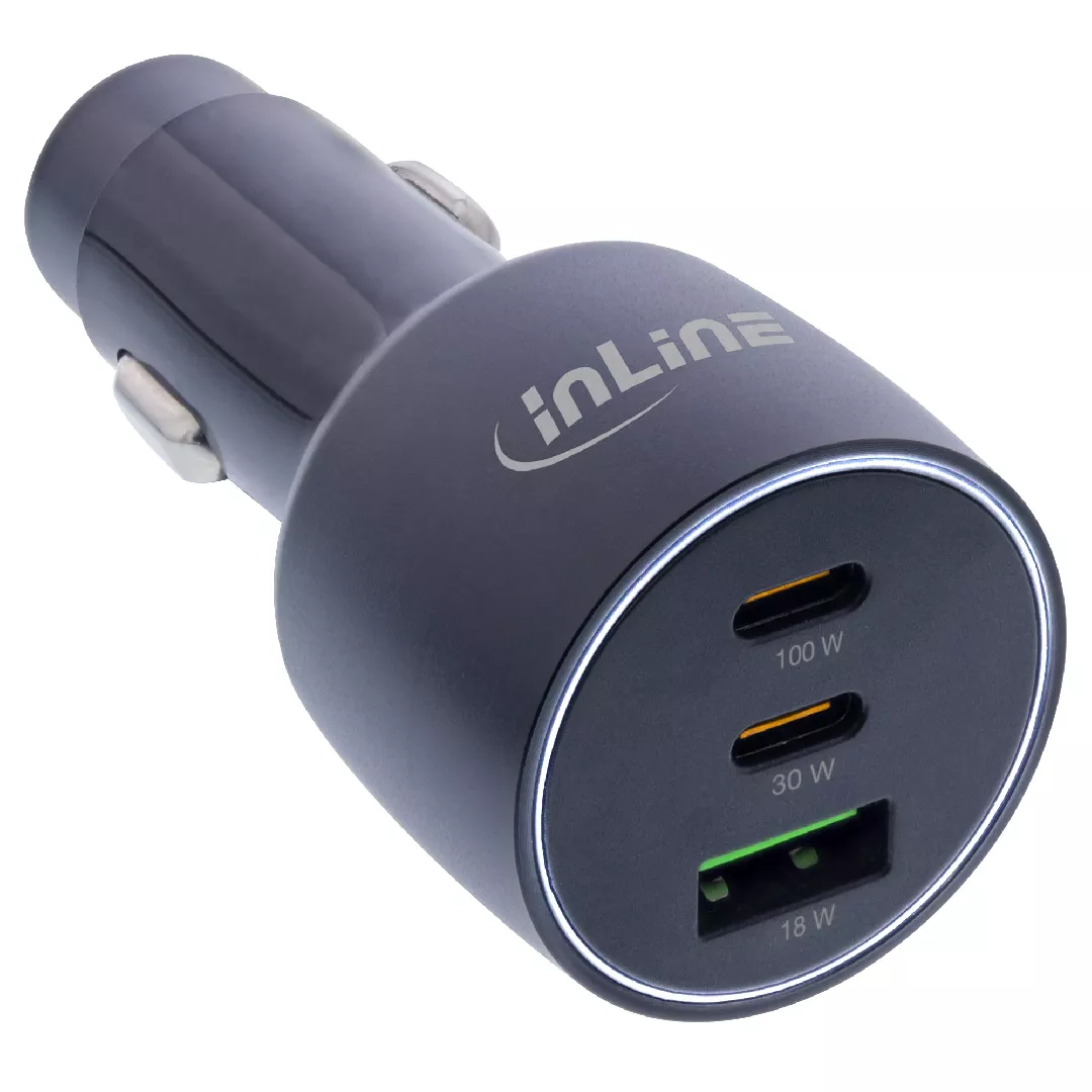 InLine USB car power adapter Power