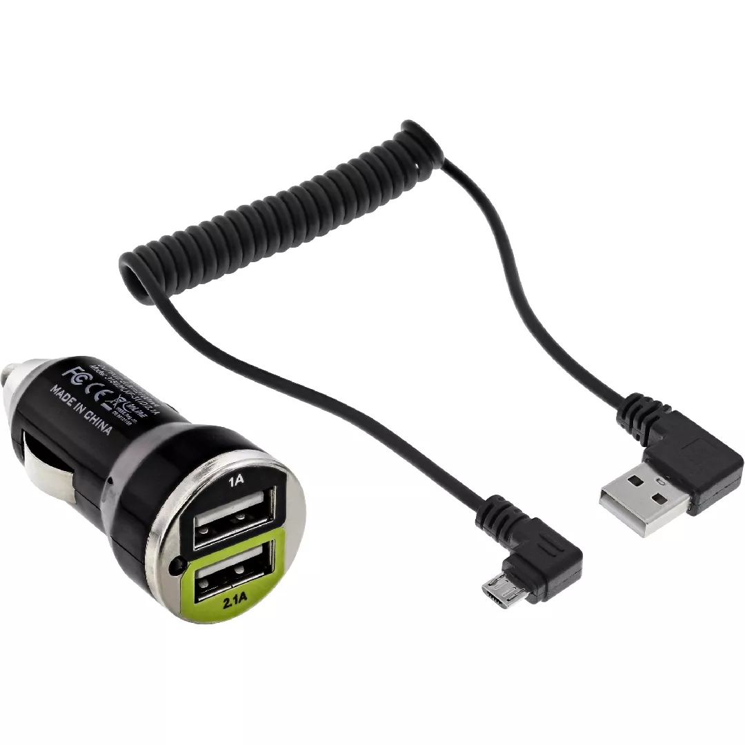 InLine USB DUAL+ KFZ charging set