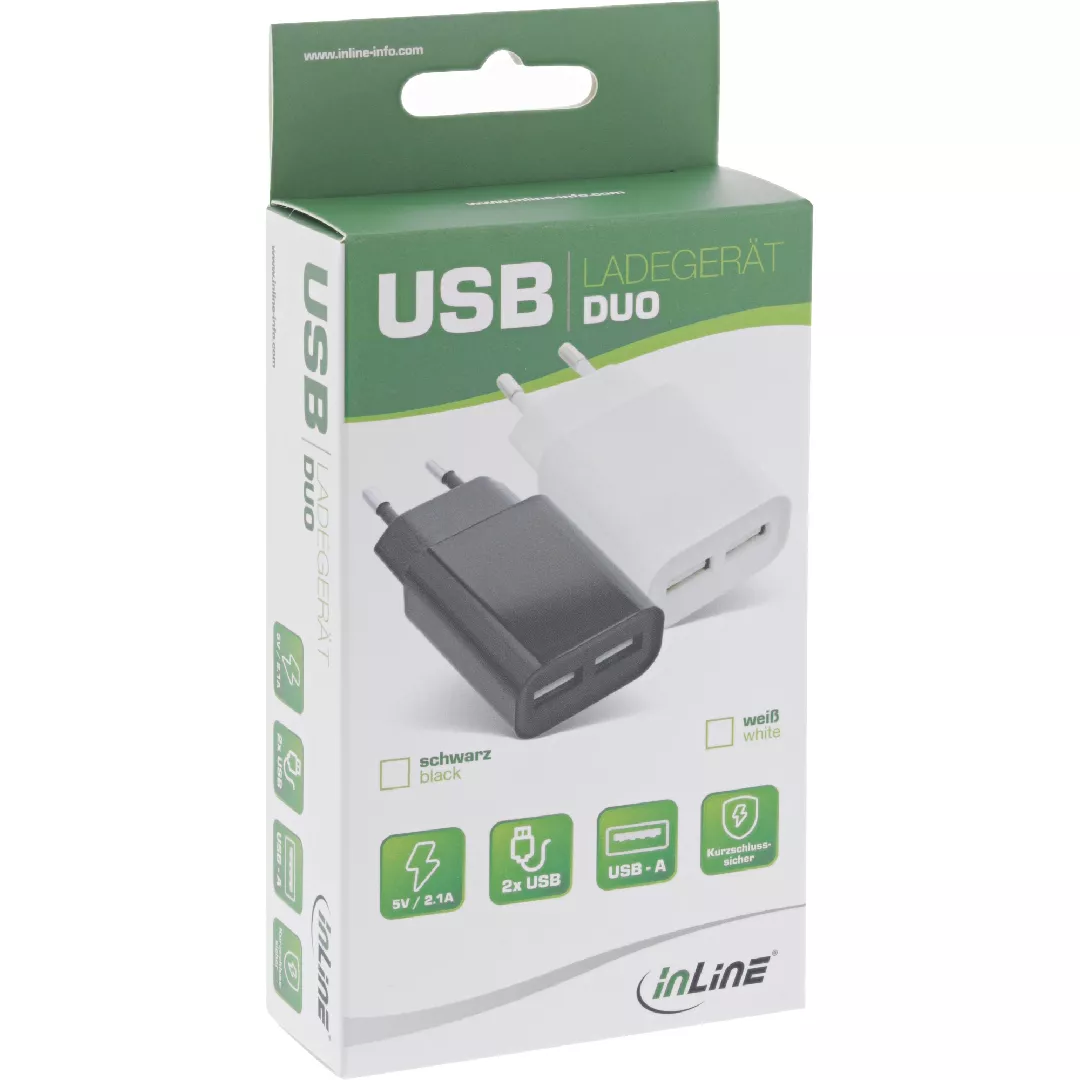 InLine USB Power Adapter DUO  2
