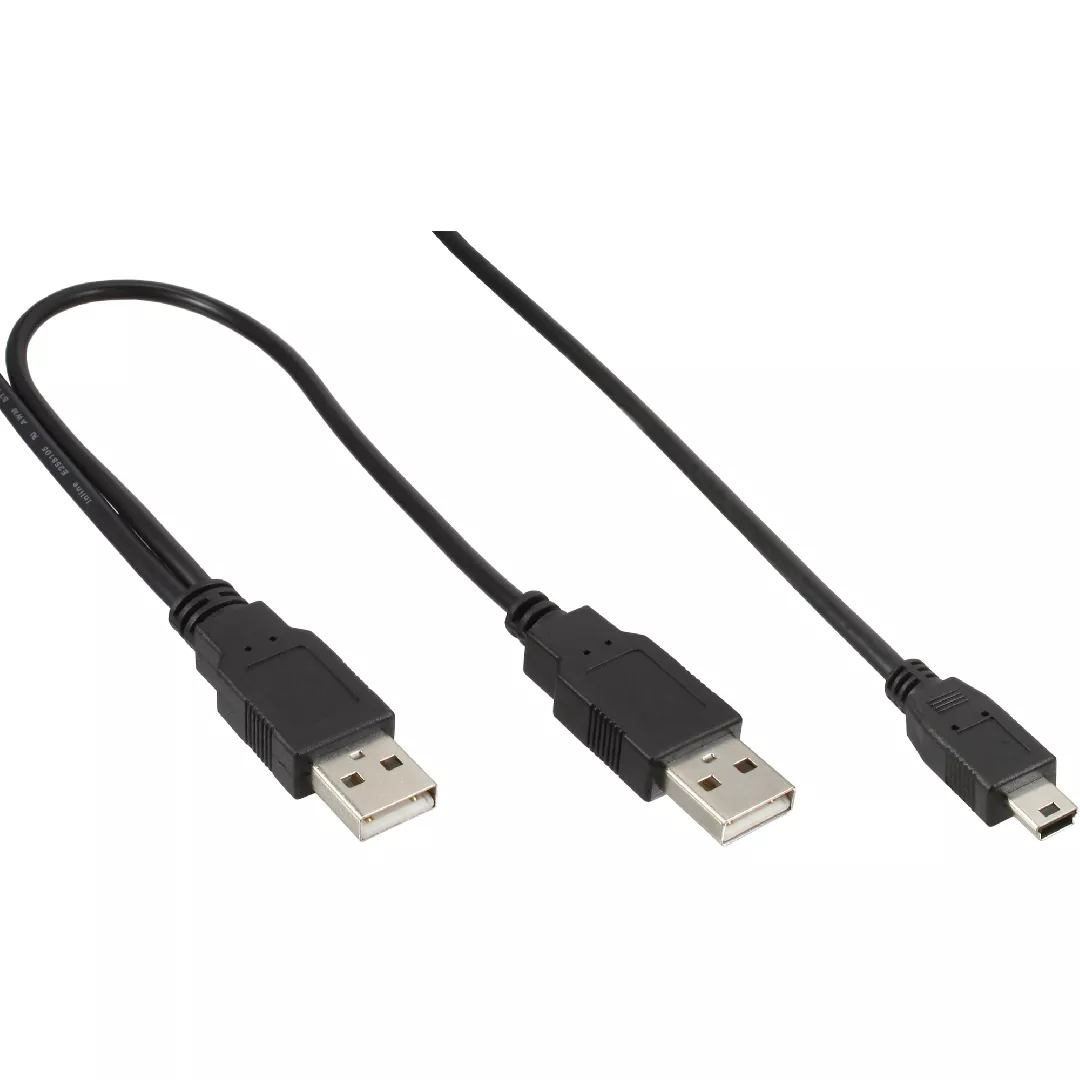 InLine USB Mini-Y Cable 2x Type