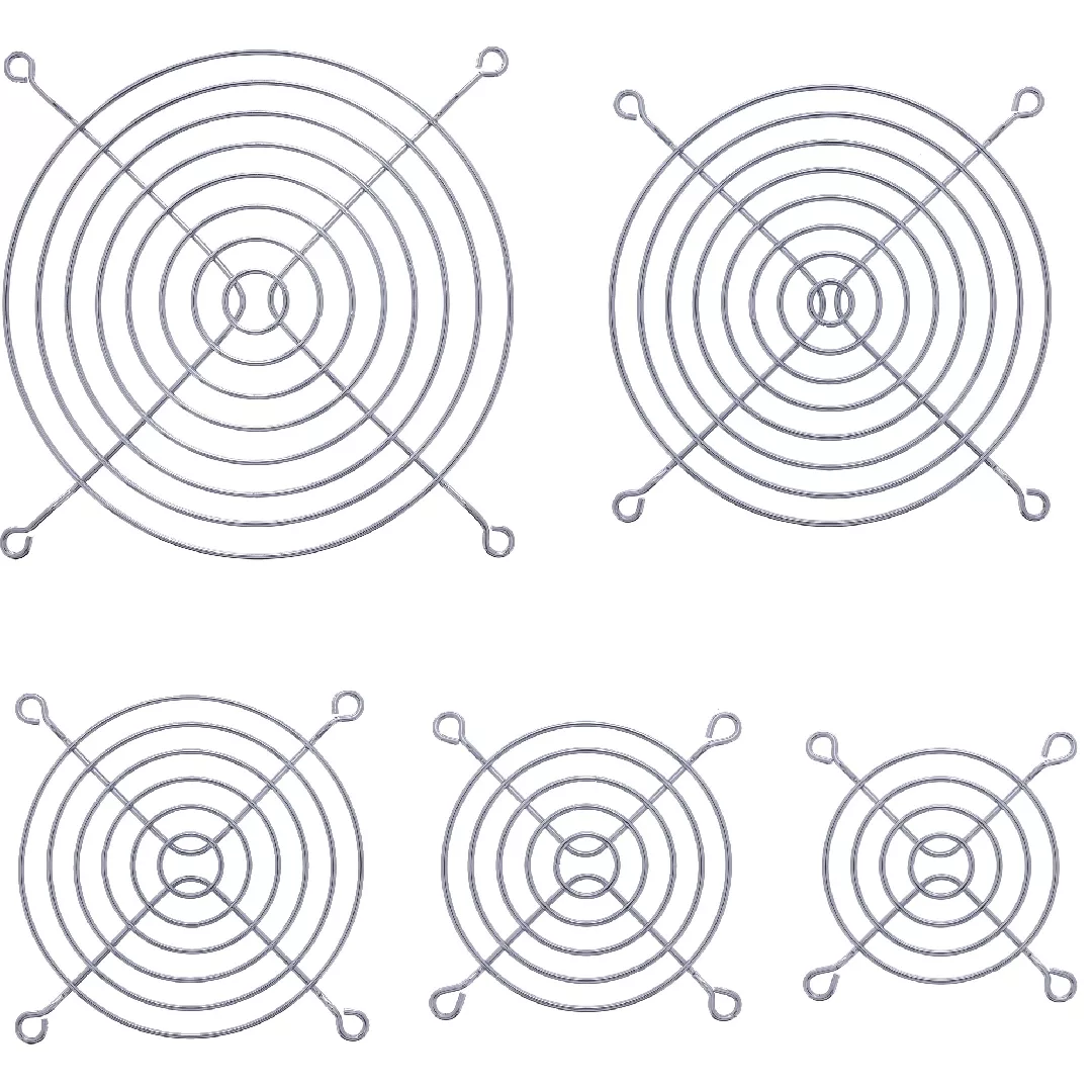 InLine Fan Grill Metal  black  60x60mm