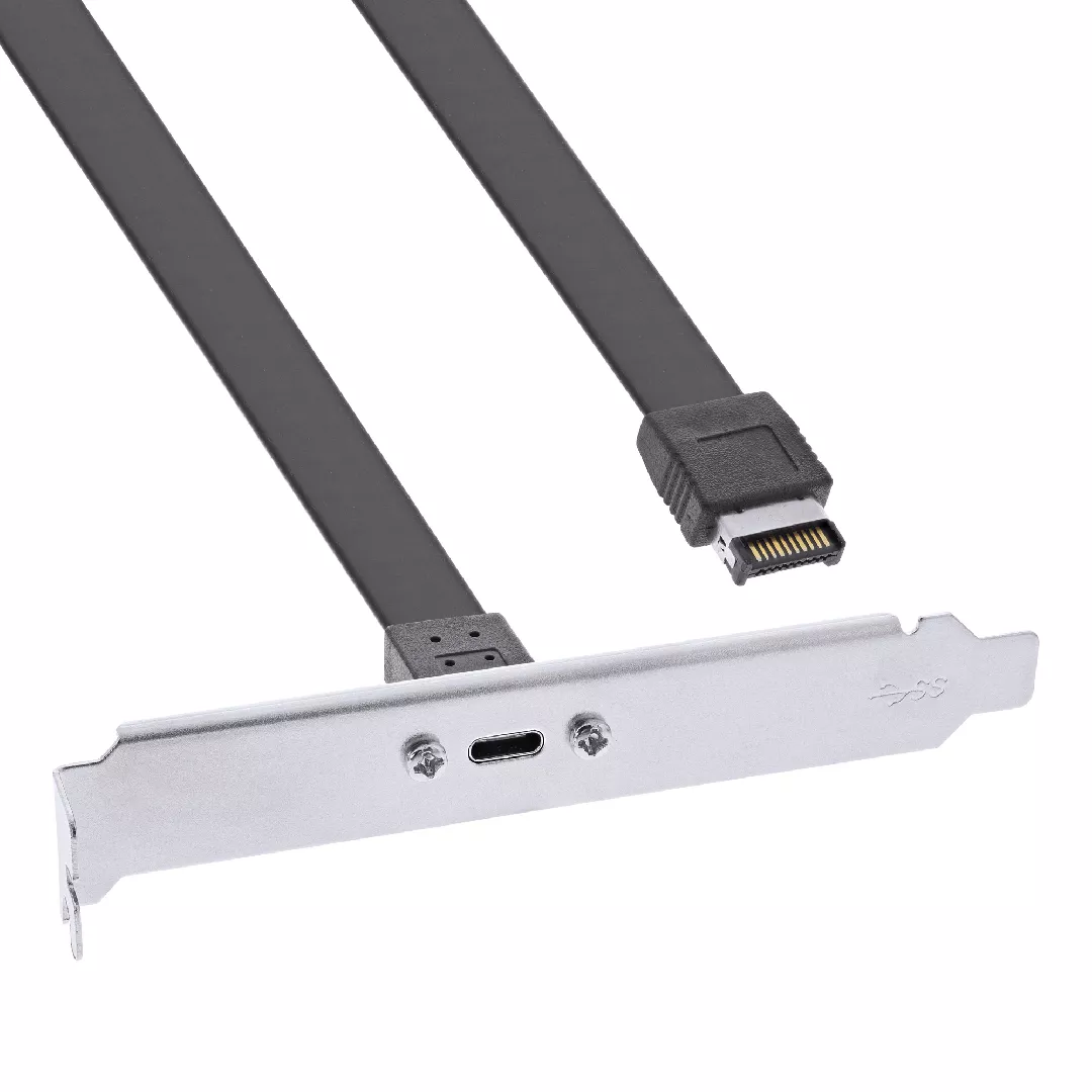 InLine PCI slot bracket  USB-C to