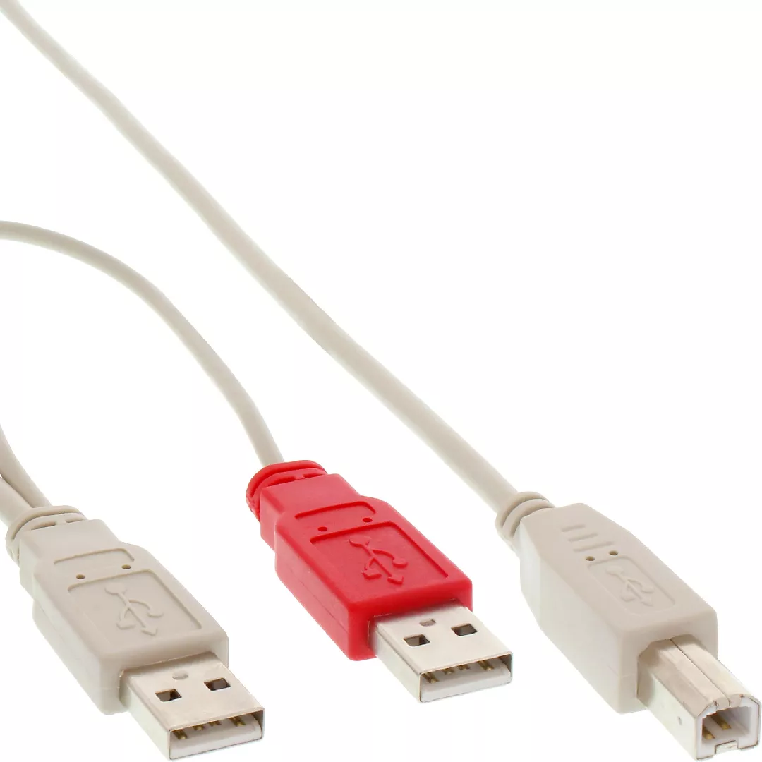 InLine USB 2.0 Y-Cable 2x