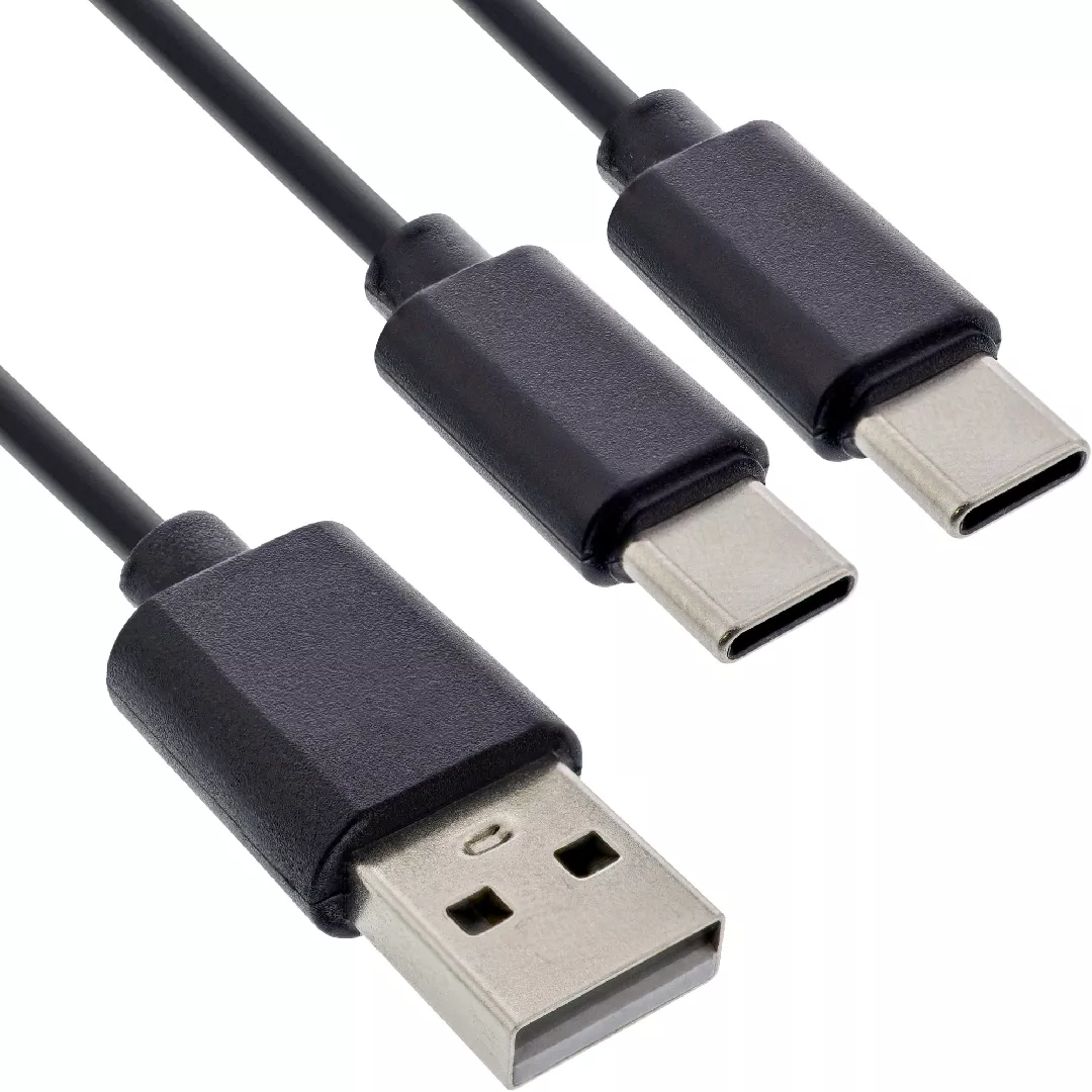 InLine USB 2in1 Y-charging cable  1x