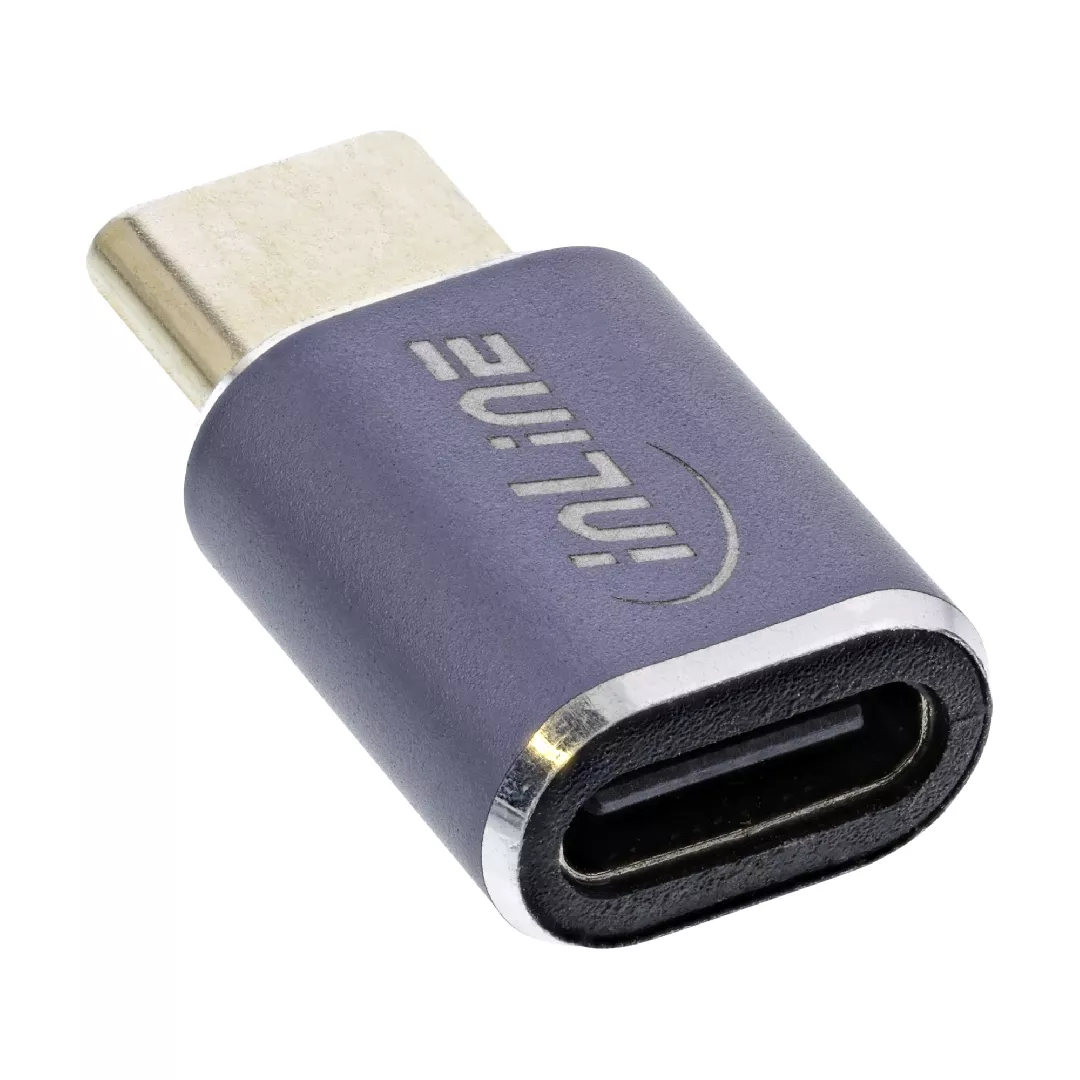 InLine USB4 Adapter  USB-C male/female  aluminium