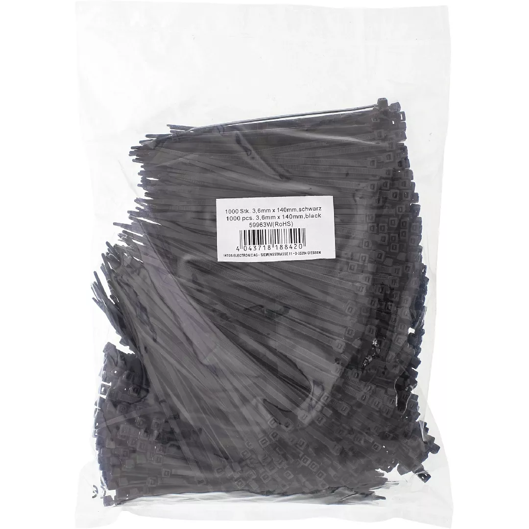 InLine Cable Ties length 140mm wide
