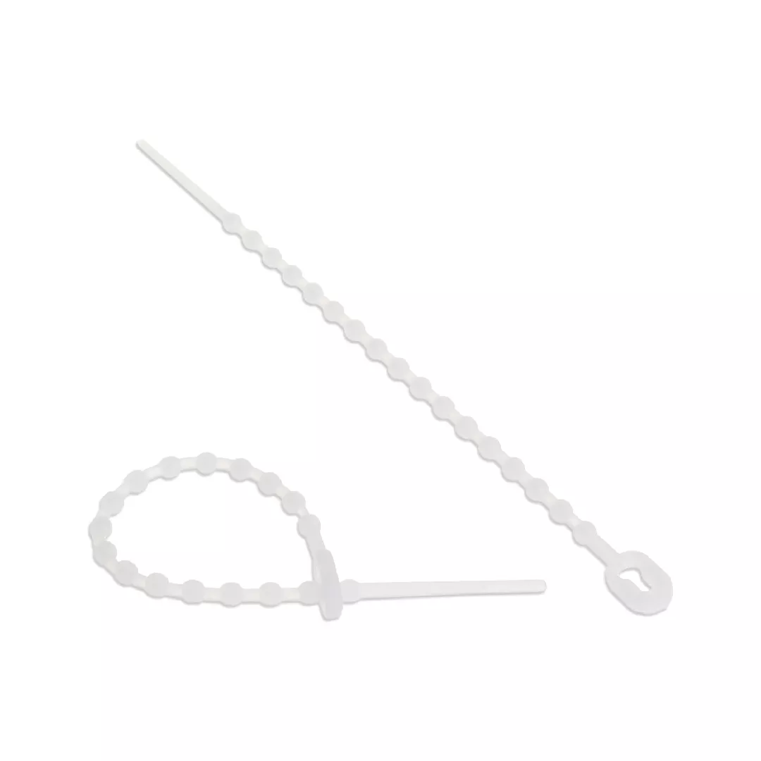 InLine Ball cable ties white length
