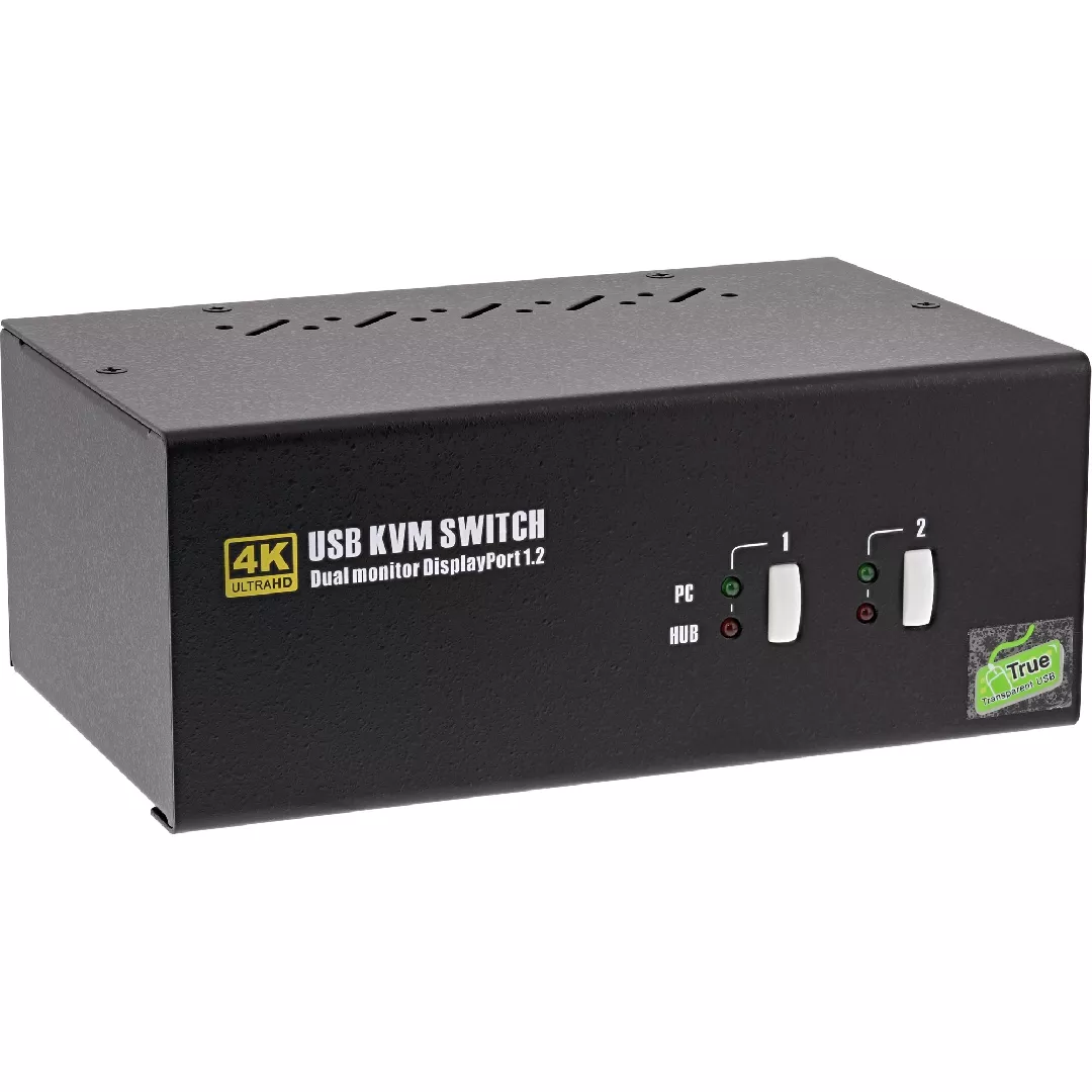 InLine Desktop KVM Switch 2-port Dual