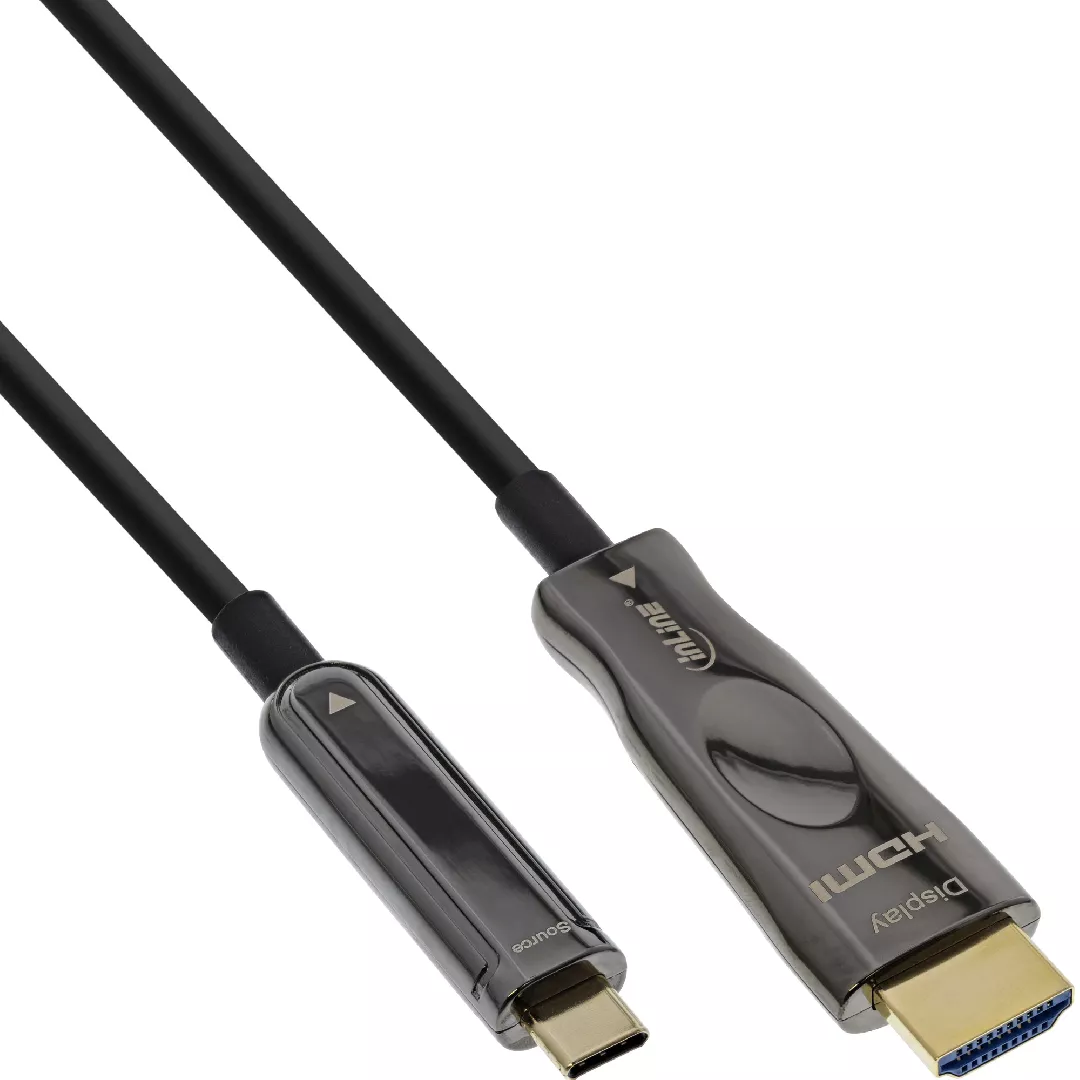 InLine USB Display AOC Cable  USB-C