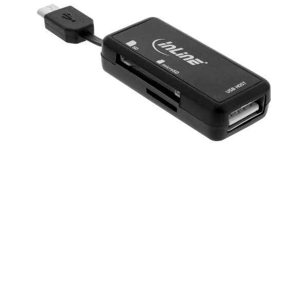 InLine OTG Card Reader Dual Flex