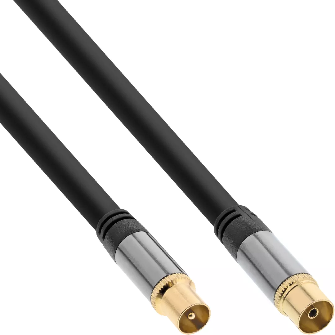 InLine Premium Antenna cable  4x shielded