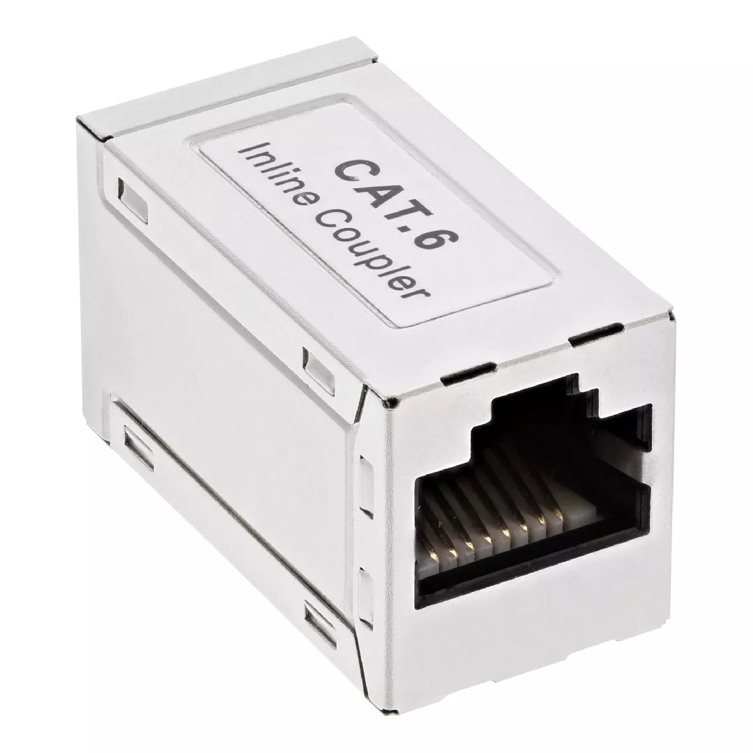 InLine Cat.6 adaptor  fully shielded