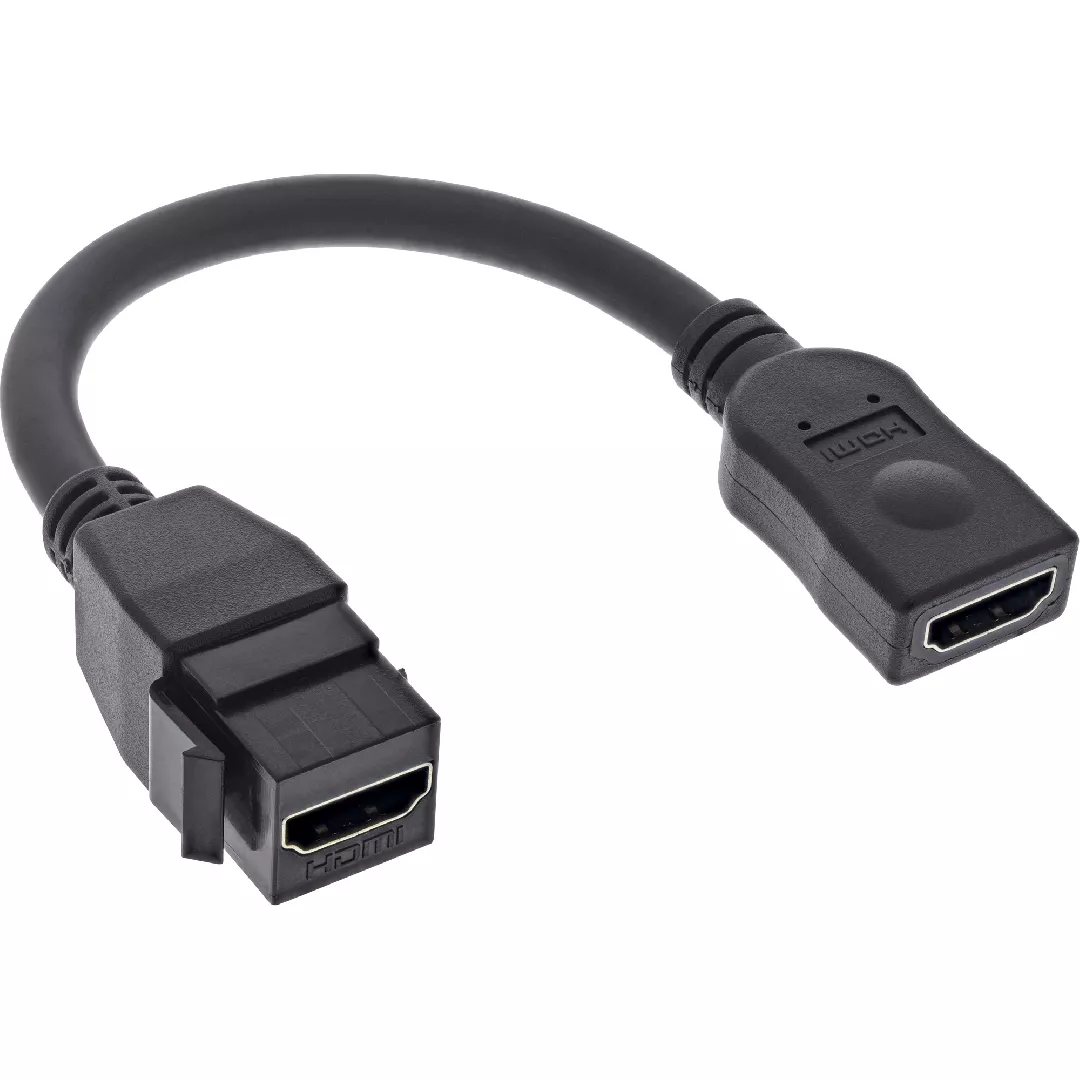 InLine HDMI Keystone adapter cable 4K/60Hz