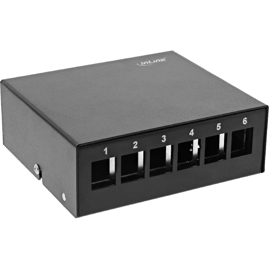 InLine Desktop Consolidation Point Box 6x