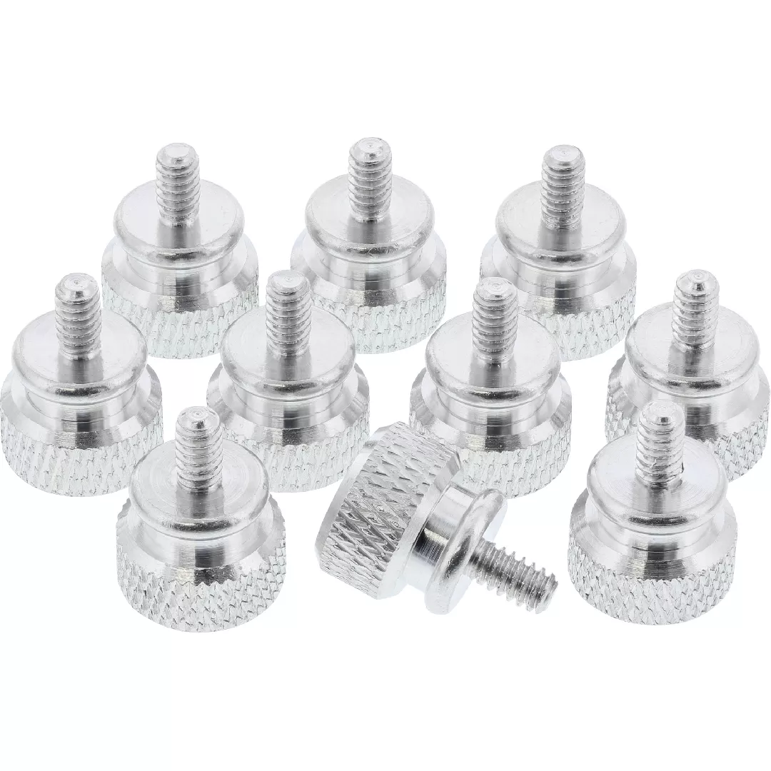 InLine Thumbscrews for enclosures  aluminium  silver