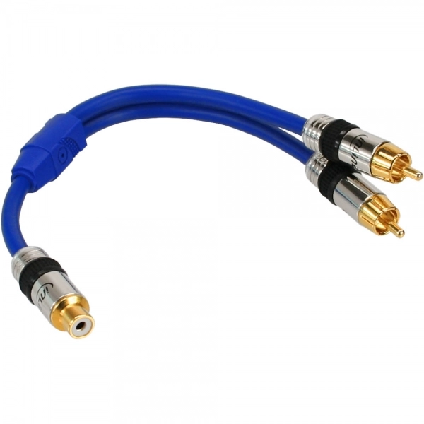 InLine RCA Y-Cable Premium 1x RCA