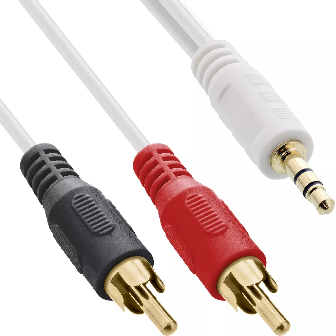 InLine 2x RCA Cable male /