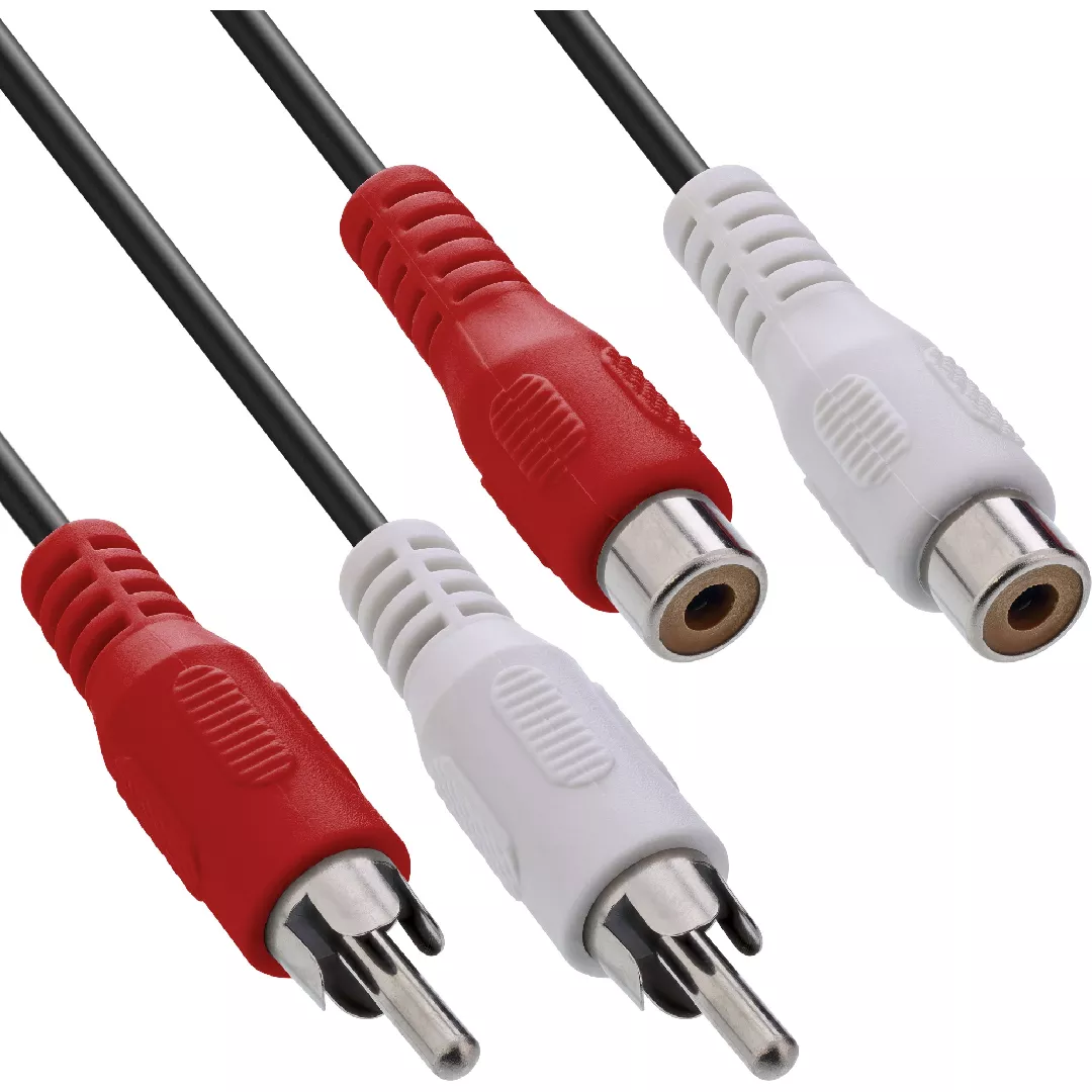 InLine Audio Cable 2x RCA male