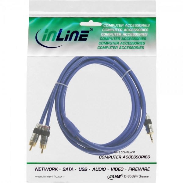 InLine Audio Cable Premium 2x RCA