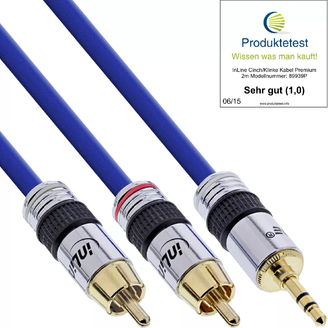 InLine Audio Cable Premium 2x RCA