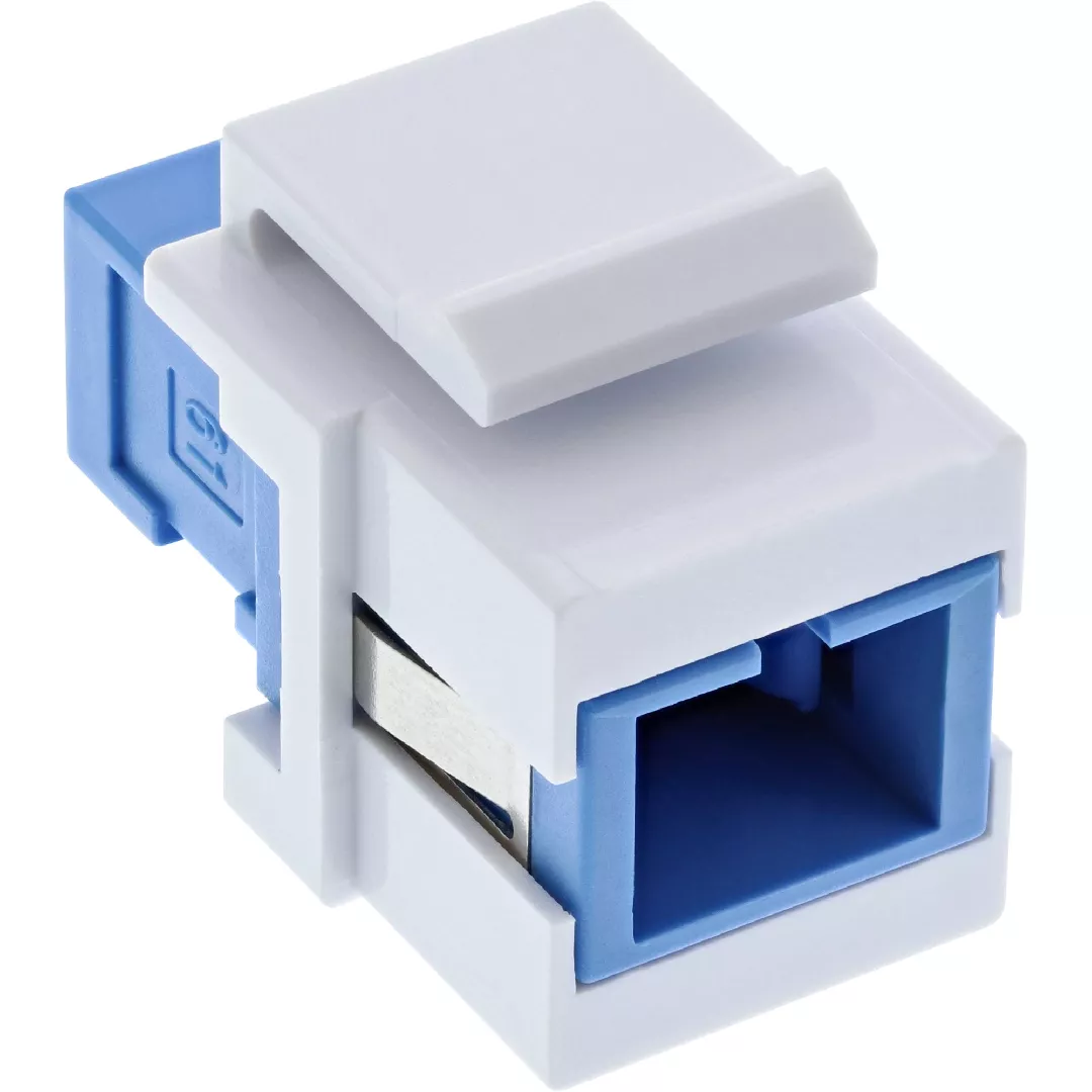 InLine Fiber optical Keystone Snap-in adaptor