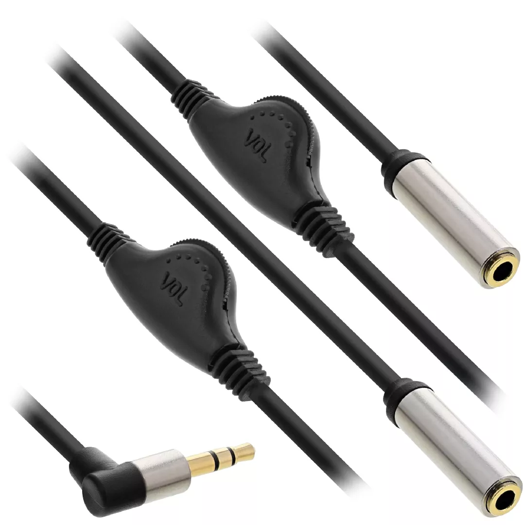 InLine Slim Audio Y-Cable 3.5mm